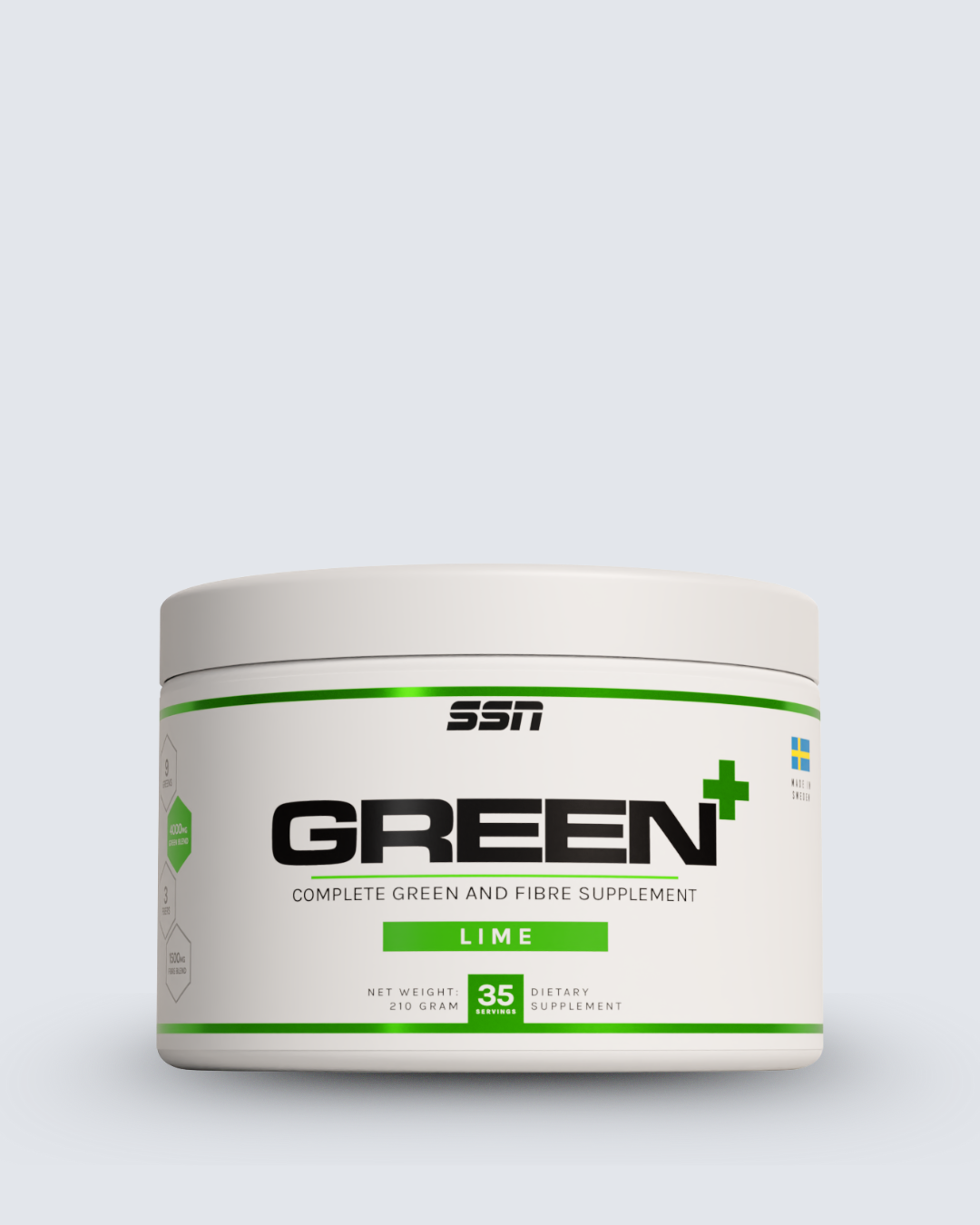 Green+, 210g - Svensk Sport Nutrition