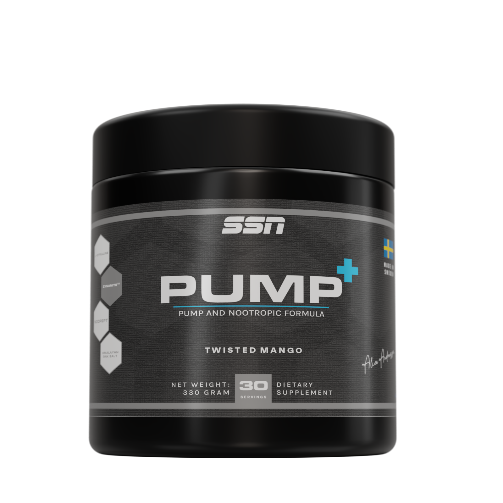 Pump+, 330g - Svensk Sport Nutrition