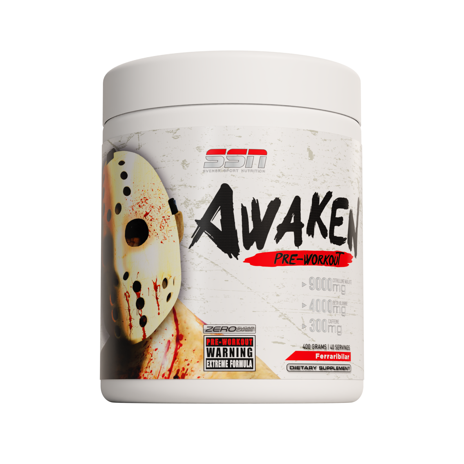 Awaken PWO, 400g - Svensk Sport Nutrition