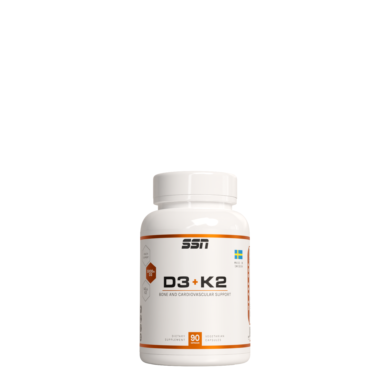 D3+K2, 90 caps - Svensk Sport Nutrition