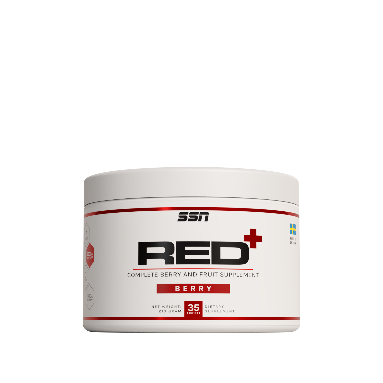 Red+, 210g - Svensk Sport Nutrition